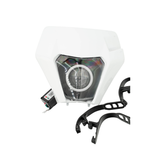 Koplamp Angel Eye RGB LED KTM Model Wit Derbi Senda / Rieju