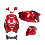 Capace set Piaggio Zip Bordeaux Red