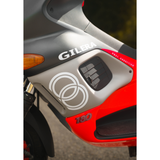 Radiateur Kappen Grijs Gilera Runner 50-180cc 2 Takt