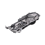 Carterkap Piaggio Zip / Vespa LX 50cc 4 Takt Mat Zwart