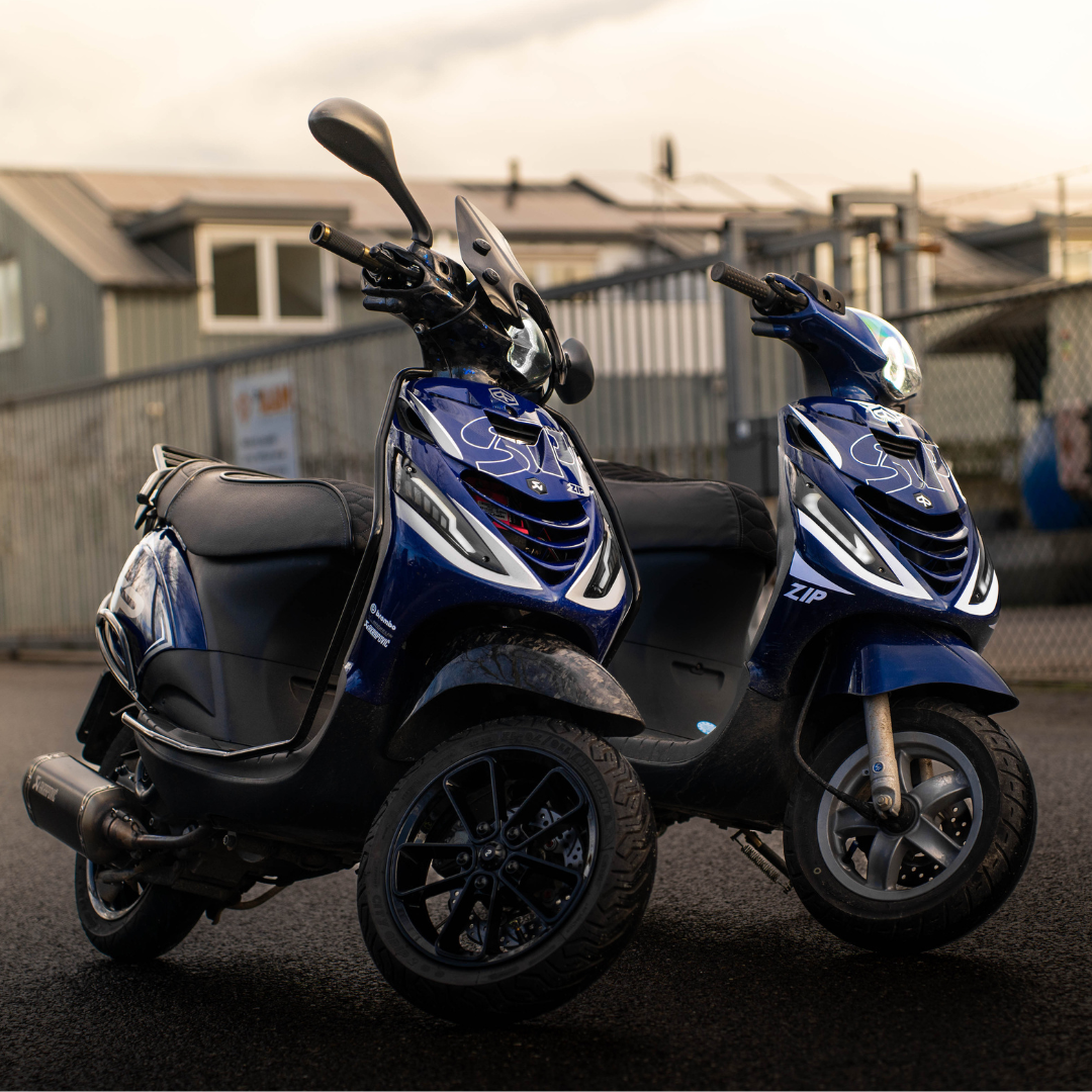 SP Kappenset Zip BMW Blauw Glans