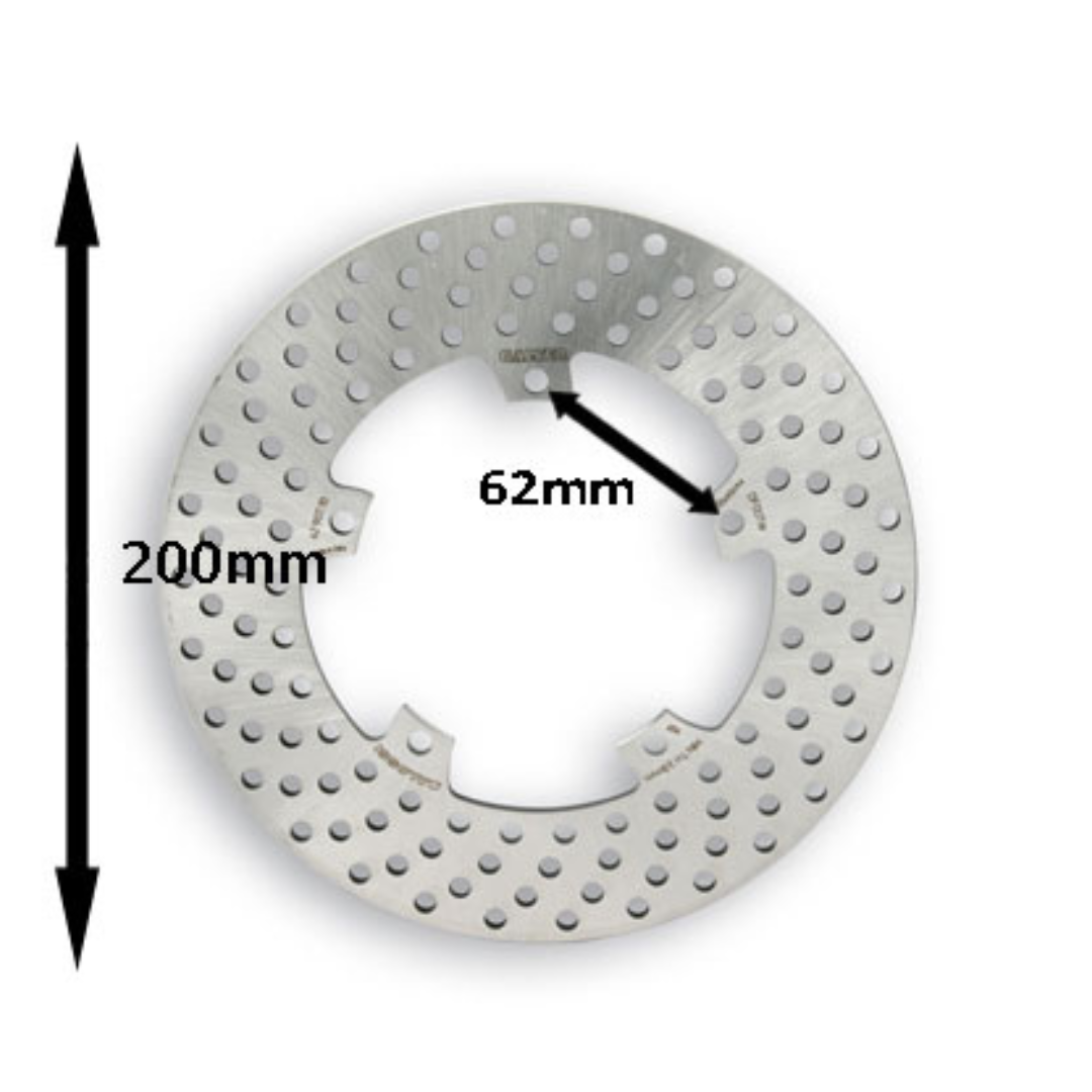 Bremsscheibe Malossi 200MM Zip SP/Vespa Sprint