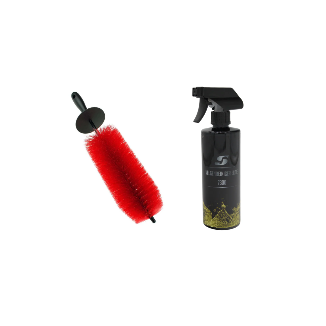 Velgenreiniger 7300 Sireon 500ML + Velgenborstel 43x10CM Rood Bundel