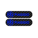 3D Reflector Piaggio Logo Carbon Zip