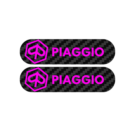 3D-Reflektor Piaggio Logo Carbon Zip