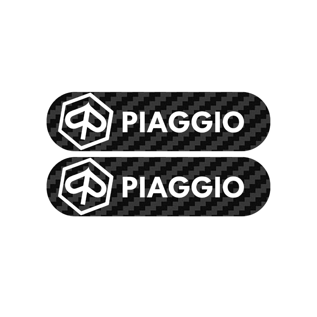 Réflecteur 3D Piaggio Logo Carbon Zip