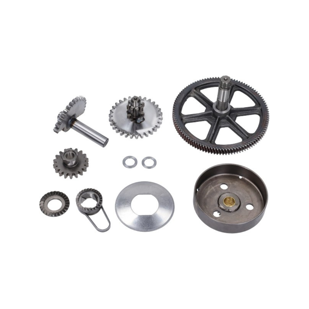 KickStartasset / Front chain wheel / clutch house axle set Puch Maxi