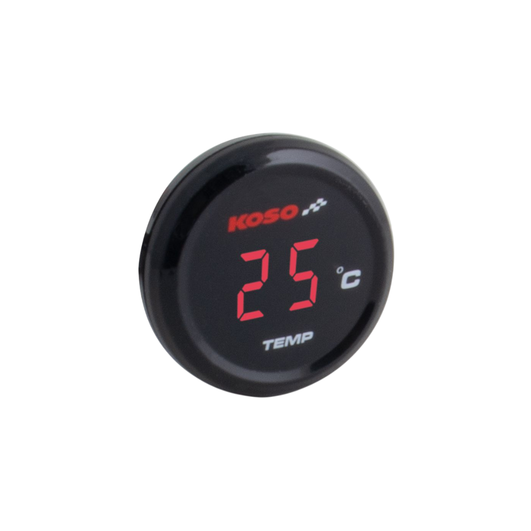 Temperatuurmeter Koso 0-120 Graden Rood