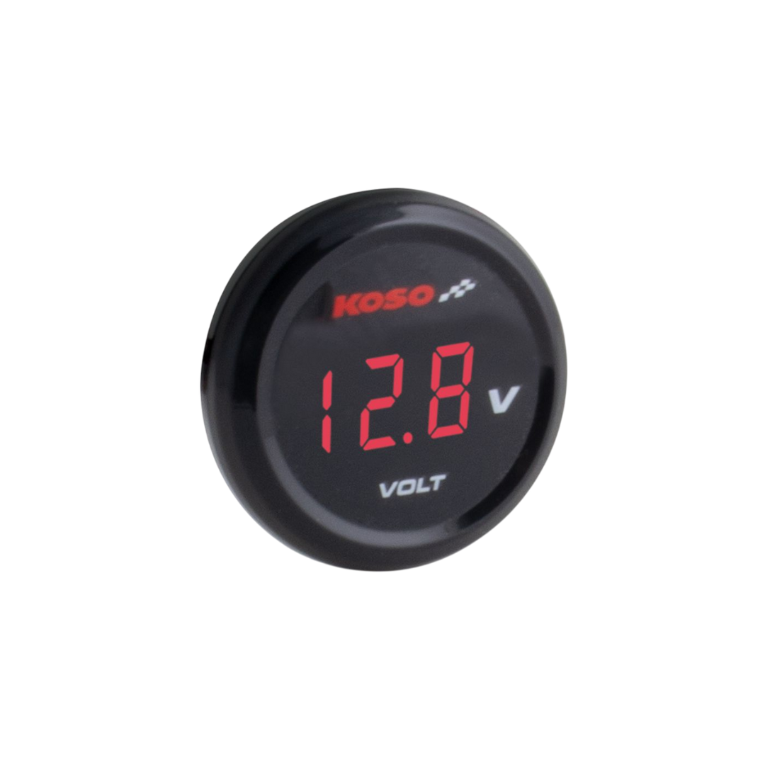 Voltmètre Koso 7-19,9 Volt Rouge