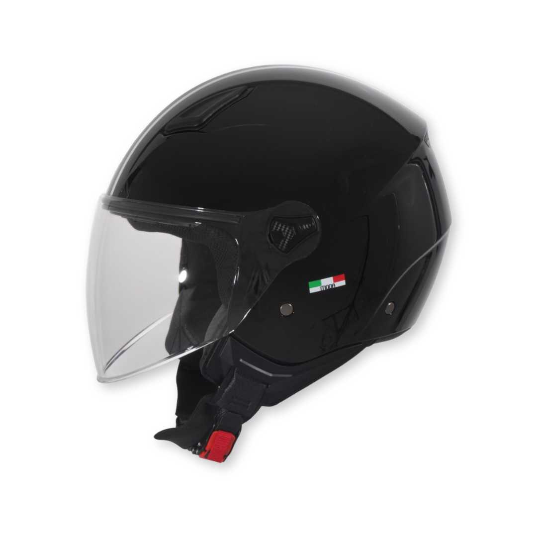 Helmet per bambini Vito Jet Moda Bambino Shine Black