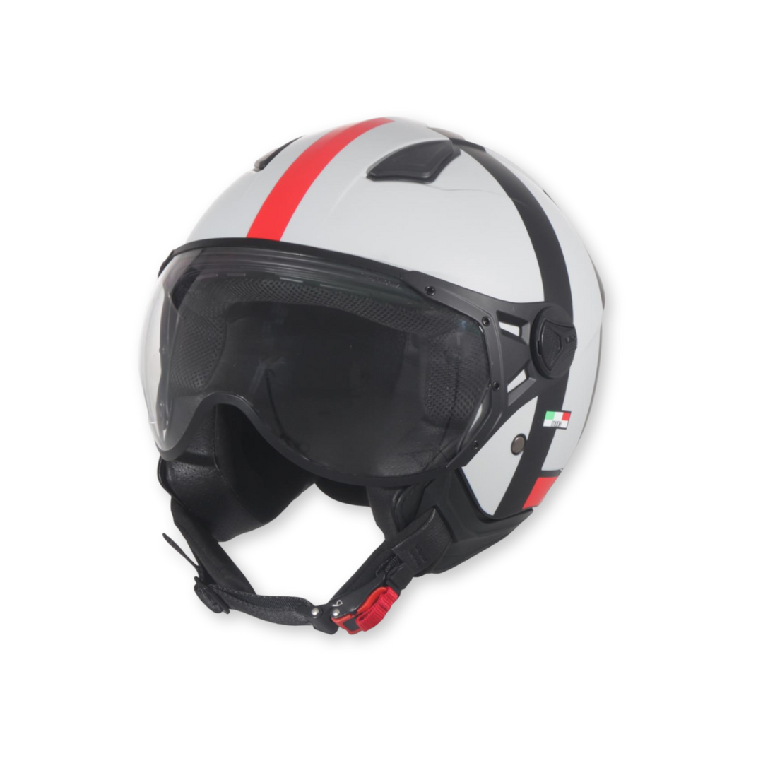 Helm Vito Moda Wit/Zwart