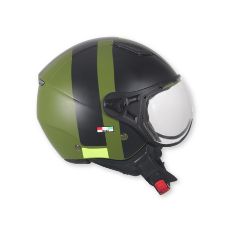 Helm Vito Moda Mat Groen/Zwart