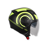 Helm Vito Isola Mat Zwart / Fluor