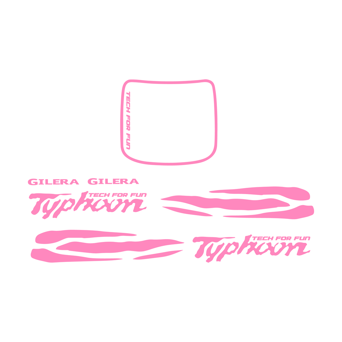 Waves Sticker Set Piaggio / Gilera Typhoon