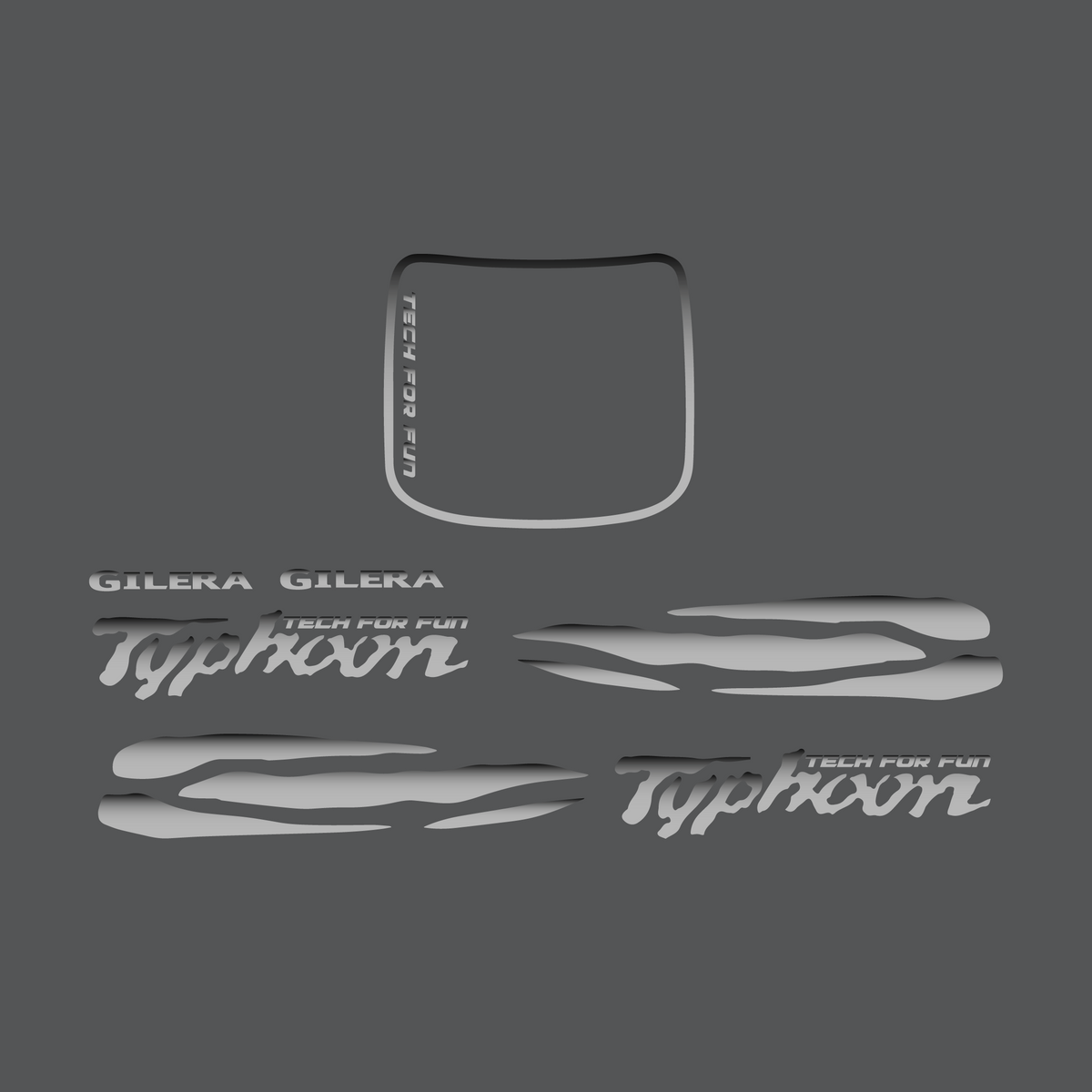 Waves Sticker Set Piaggio / Gilera Typhoon