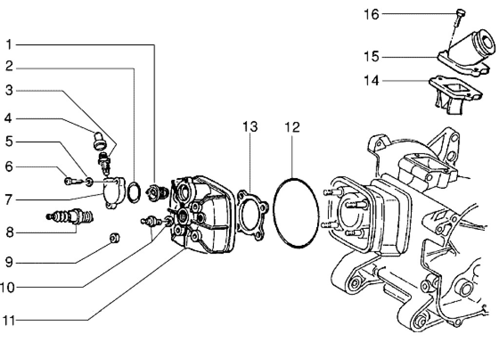 thumbnail interactive-video image 1 of Evolution 70cc D.47 Cylinder Heat Group Kit For Piaggio NRG MC2 50 DD 1 of 5