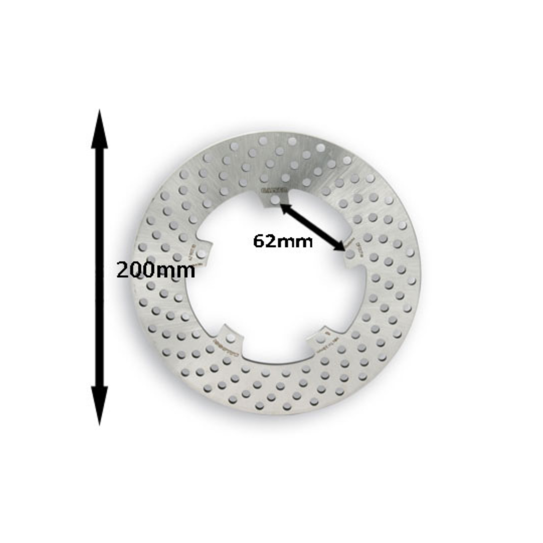 Disque de frein Malossi 200MM Zip SP/Vespa Sprint