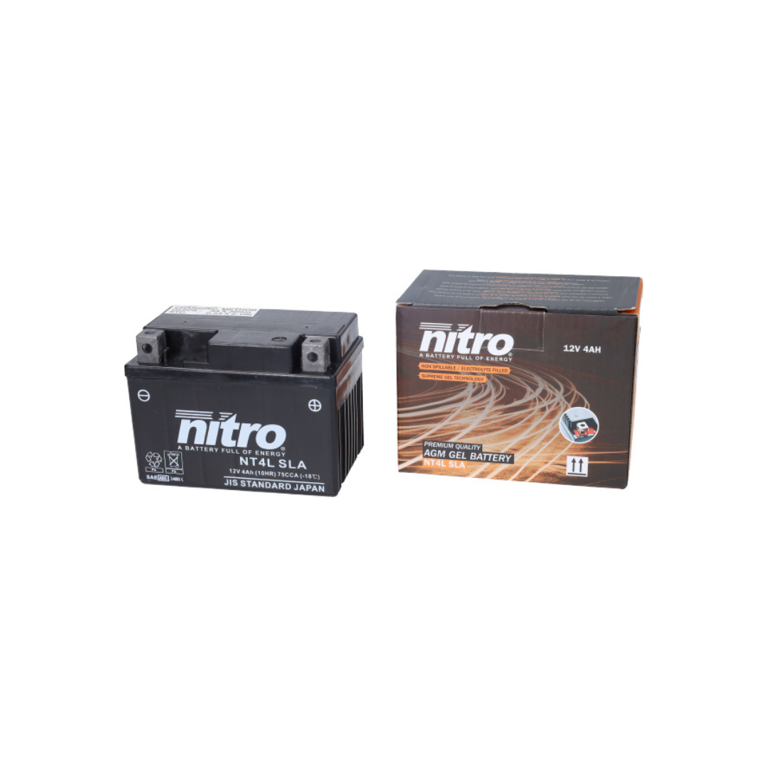 Batterie Nitro NT4L-BS 4Ah Piaggio Zip 2 Temps