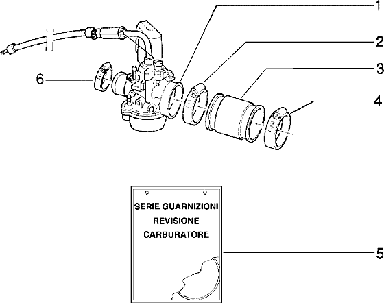 Piaggio Typhoon 125 – Carburateur2