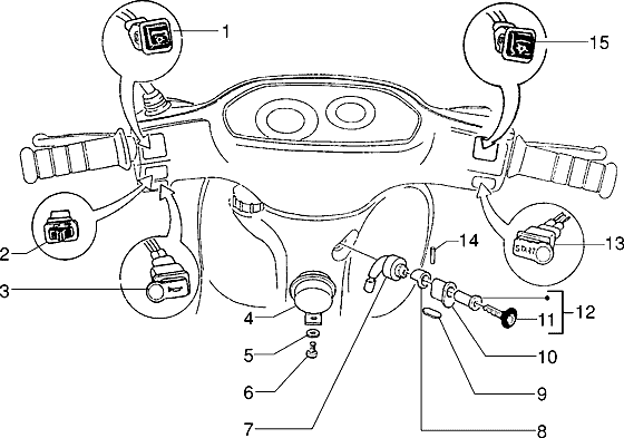 Piaggio Typhoon 125 – Elektrische Apparaten2