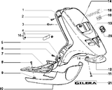 Piaggio Typhoon 125 – Voorpanelen Spoiler Voetruimte