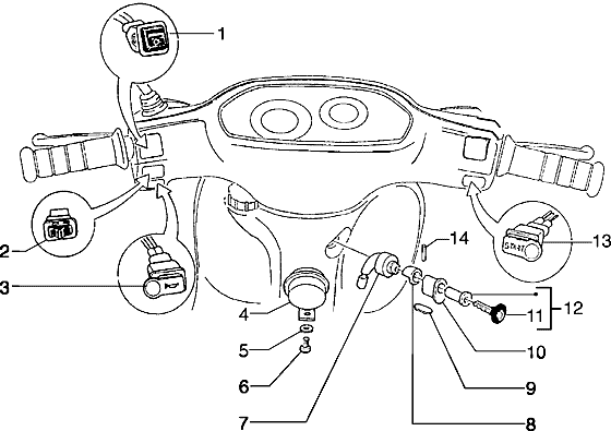 Piaggio Typhoon 50 – Elektrische Apparaten3