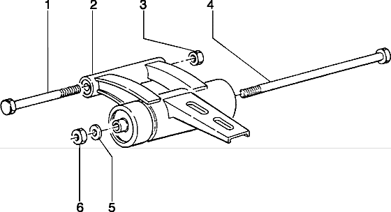 Piaggio Typhoon 50 – Zwaaiarm