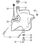 Piaggio Zip 50cc 2 Takt 2000-2016 – Olietank