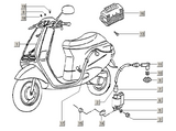 Piaggio Zip 50cc 2 Takt 2000-2016 – Spanningsregelaar Bobine