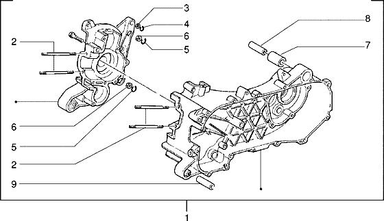 Piaggio Zip Fast Rider RST – Behuizing
