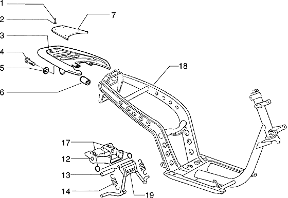 Piaggio Zip Fast Rider RST – Frame