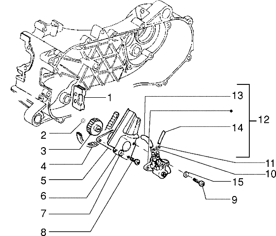Piaggio Zip Fast Rider RST – Oliepomp