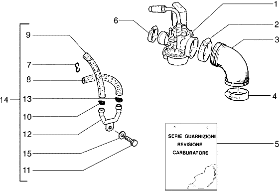 Piaggio Zip SP98 – Carburateur2