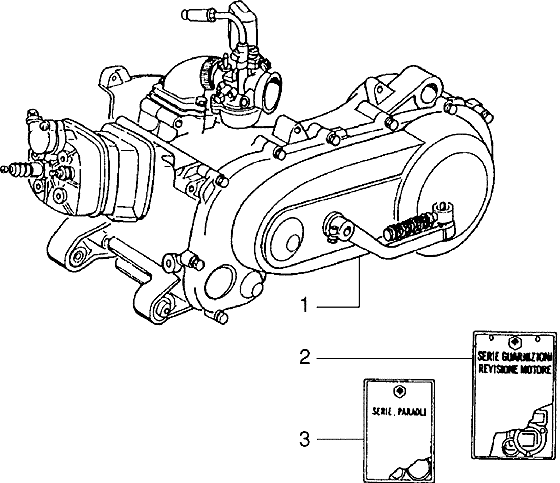 Piaggio Zip SP98 – Motor
