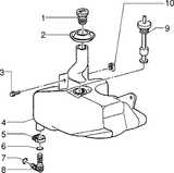 Piaggio Zip SP98 – Olietank
