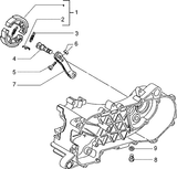 Piaggio Zip SP98 – Remhebel