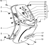 Piaggio Zip SP98 – Schildmasker