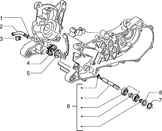 Piaggio Zip SP98 – Waterpomp