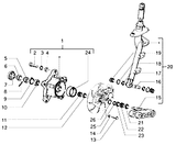 Piaggio Zip SP98 – Controlebuis Schijfrem