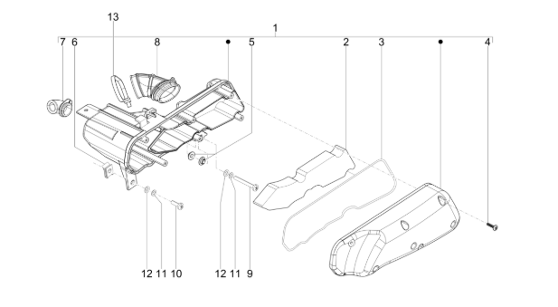 Piaggio Zip SP H2O 50cc 2 Takt 2001-2015 – Luchtfilter