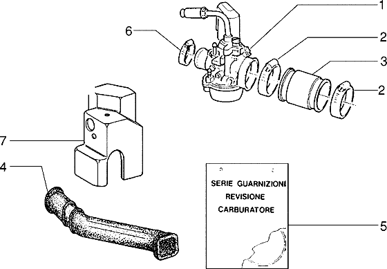 Piaggio Zip Type 1 2 – Carburateur2