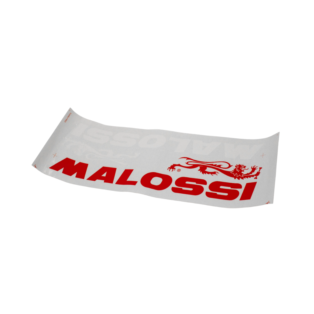 Stickers Malossi Rood/Wit 60x13,5cm