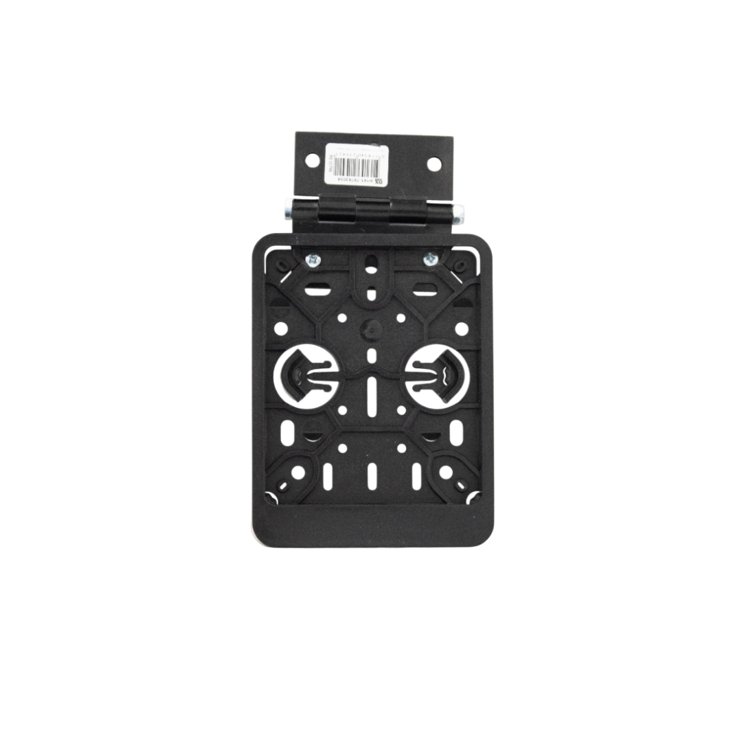 Moped folding license plate be holder