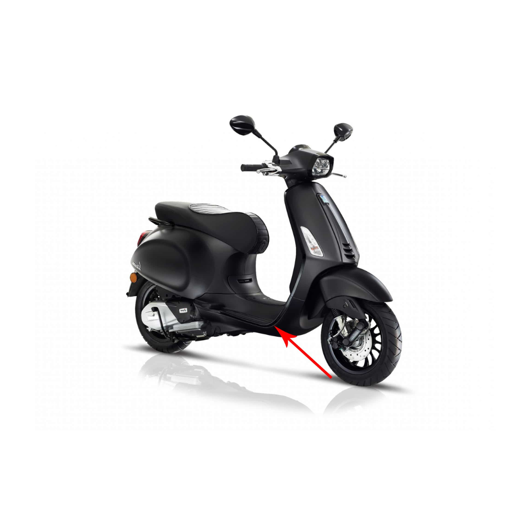 Sierstrip Treeplank Rechts Notte - Vespa Sprint 4T E4