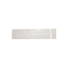 Autocollant mph noir / blanc