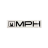 Autocollant mph noir / blanc