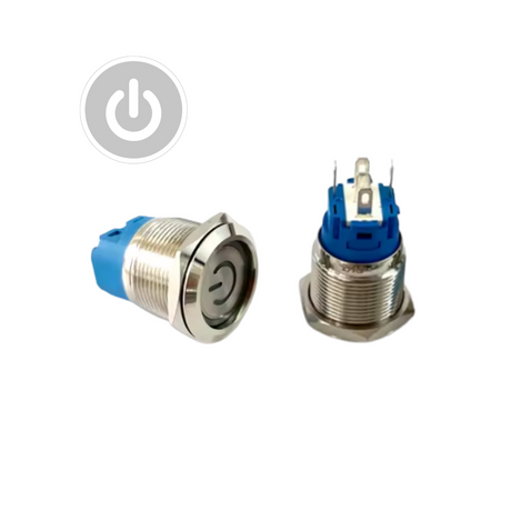 Switch Knop Universeel 12V 19MM