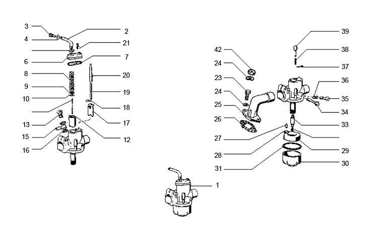 Puch Maxi – Carburateur