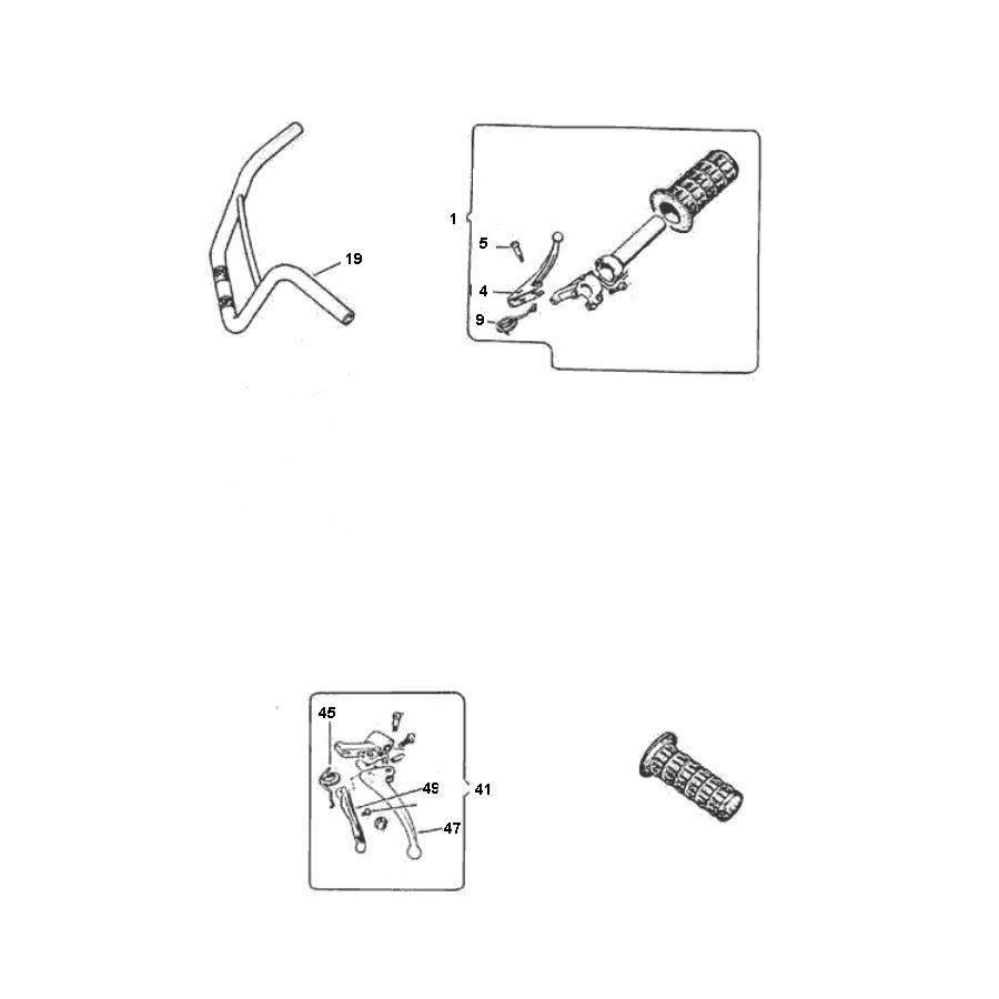Puch Maxi – Stuurdelen