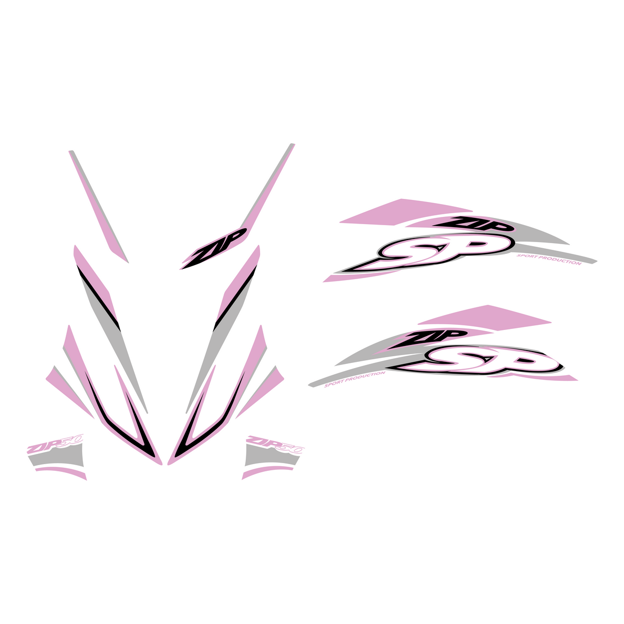 Stickerset Piaggio Zip SP H2O